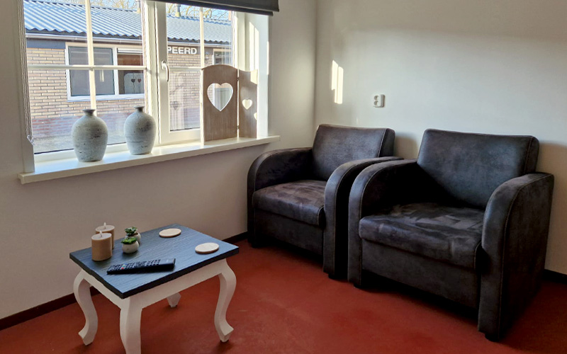 Fijne living in onze appartement Schoap